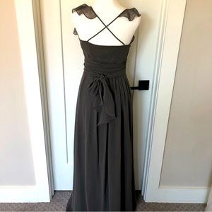 JOANNA AUGUST Lacey Ruffle Wrap Maxi Dress - Size Small